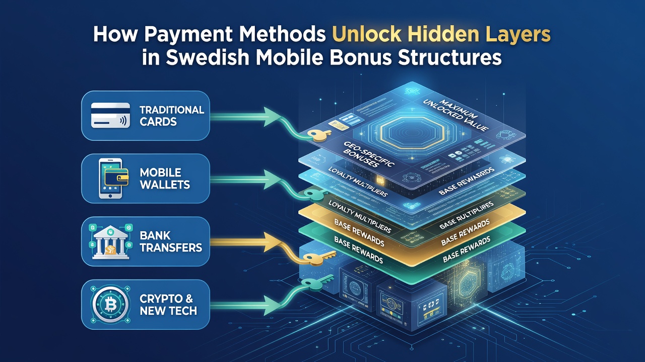 Close-up of mobile screen showing layered bonus rewards activated through different payment selections